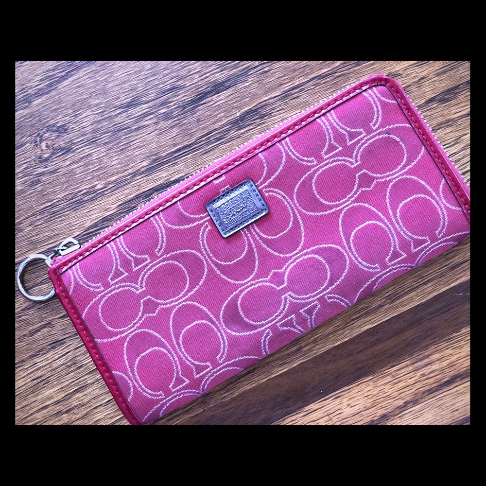 Pink Coach wallet